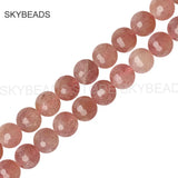 Strawberry Quartz Beads 6-10mm for DIY Jewelry