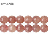 Strawberry Quartz Beads 6-10mm for DIY Jewelry