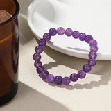 Gemstone Beaded Bracelet 8mm Round Beads Stretch Bracelet Jewelry