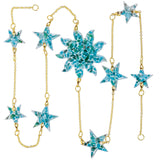 Sun Star Healing Crystal Stone Resin Hanging Ornament
