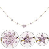 Sun Star Healing Crystal Stone Resin Hanging Ornament
