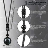 Tiger Eye Amethyst Chakra Necklace Lucky Blessing Protection Pendant