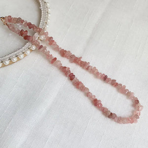 Healing Crystal Necklace Green Aventurine Citrines Quartz Pink Choker