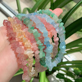 Healing Crystal Necklace Green Aventurine Citrines Quartz Pink Choker