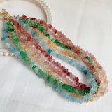 Healing Crystal Necklace Green Aventurine Citrines Quartz Pink Choker