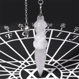 Clear Quartz Crystal Pendulum for Divination Dowsing