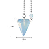 Quartz Healing Pendulum for Divination Biolocation