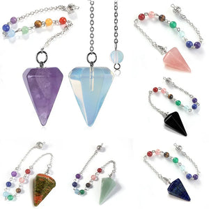 Quartz Healing Pendulum for Divination Biolocation