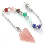 Quartz Healing Pendulum for Divination Biolocation
