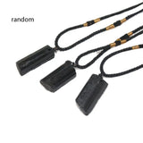 Tourmaline Stone Pendant Necklace for Healing Energy