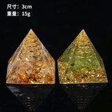 Healing Reiki Natural Crystal Gravel Chakra Py...
