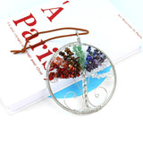 Reiki Crystal Agate Tree Of Life Home Hanging Decoration