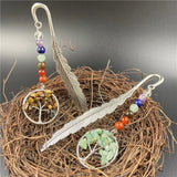 Reiki Ore Chakra Stone Tree Of Life Bookmark