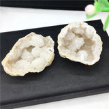 Healing Reiki Raw Ore Natural Crystal Agate Geode Cornucopia Small Ornaments