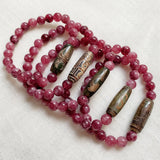 Healing Reiki Nine Eyes Guanyin Dzi Agates Bracelet