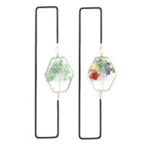 Reiki Healing Gravel Copper Wire Wrap Tree of Life Bookmark