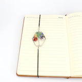 Reiki Healing Gravel Copper Wire Wrap Tree of Life Bookmark