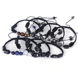 Tourmaline & Howlite Bracelet for Unisex