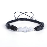 Tourmaline & Howlite Bracelet for Unisex