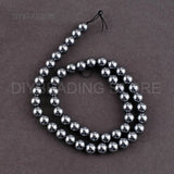 Natural Terahertz Stone Beads Round 4-12mm Online Lots