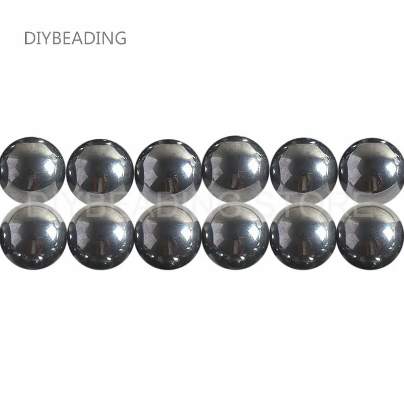 Natural Terahertz Stone Beads Round 4-12mm Online Lots