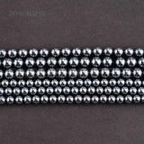 Natural Terahertz Stone Beads Round 4-12mm Online Lots