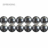 Natural Terahertz Stone Beads Round 4-12mm Online Lots