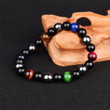 Magnetite Yoga Weight Loss Bracelet Natural Tiger Eye Stone Couple