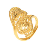 Health Brass Wedding Ring for Women Ethiopian Somali Kuwait Rings