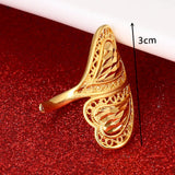 Health Brass Wedding Ring for Women Ethiopian Somali Kuwait Rings