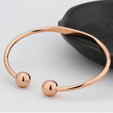 Women's Copper Magnetic Bangle Charm Bracelet Health Care Jewelry