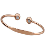 Women's Copper Magnetic Bangle Charm Bracelet Health Care Jewelry