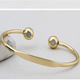 Women's Copper Magnetic Bangle Charm Bracelet Health Care Jewelry
