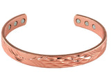 Women's Copper Bracelet with Magnetic Bangle Hole
