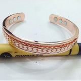 Women's Copper Bracelet with Magnetic Bangle Hole