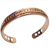 Women's Copper Bracelet with Magnetic Bangle Hole