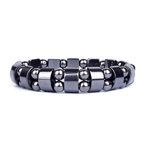 Hematite Charm Bracelet for Men and Women