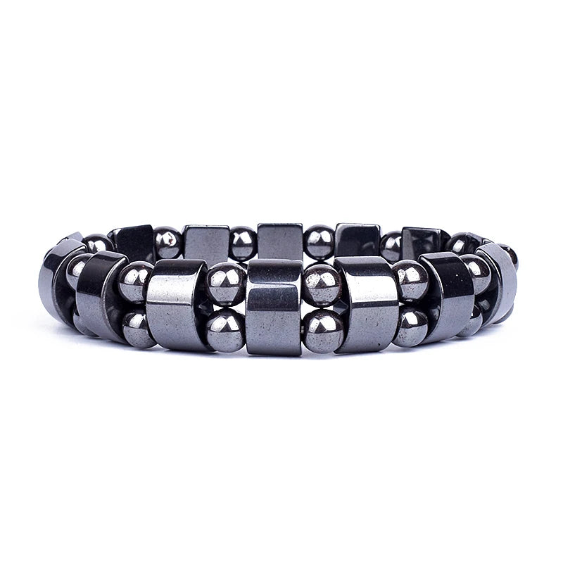 Hematite Charm Bracelet for Men and Women