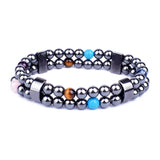 Hematite Charm Bracelet for Men and Women