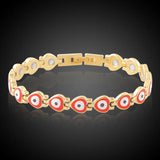 Opal Magnetic Therapy Bracelet Gold-plated Unisex Health Care Jewelry
