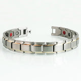 Men's Stainless Steel Hand Chain Magnetic Therapy Bracelet