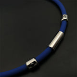 Health Protection Stainless Steel Magnetic Button Necklace