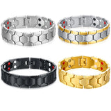 Health Magnetic Therapy Bracelet Men 316L Stainless Steel