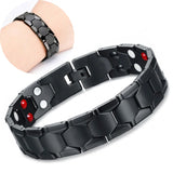 Health Magnetic Therapy Bracelet Men 316L Stainless Steel