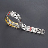 Health Magnetic Therapy Bracelet Men 316L Stainless Steel