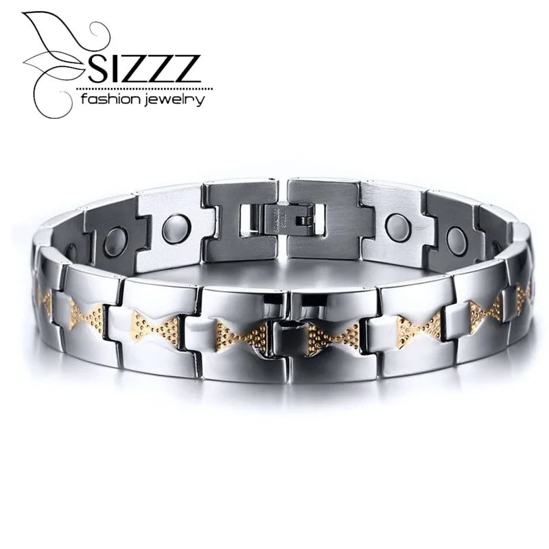 Carbon Fiber Stainless Steel Bracelets for Men Women