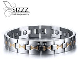 Carbon Fiber Stainless Steel Bracelets for Men Women