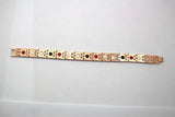 Health Infrared Rose Bangle 316L Stainless Steel Bracelet Jewelry