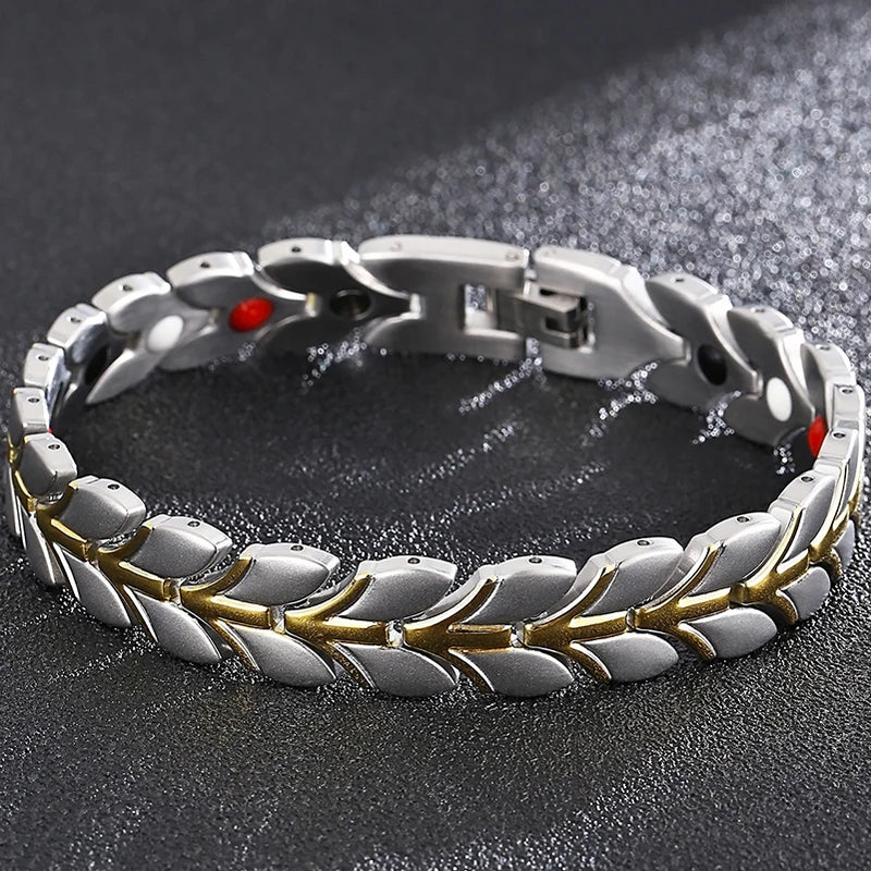 Healthy Magnetic Bracelet Power Therapy 4-In-1 Magnets Bracelet for Women Men