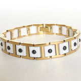 Magnetic Ceramic Bracelet Therapy Bracelet for Men Women Health Care